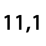 11,1