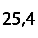 25,4