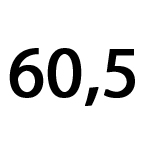 60,5