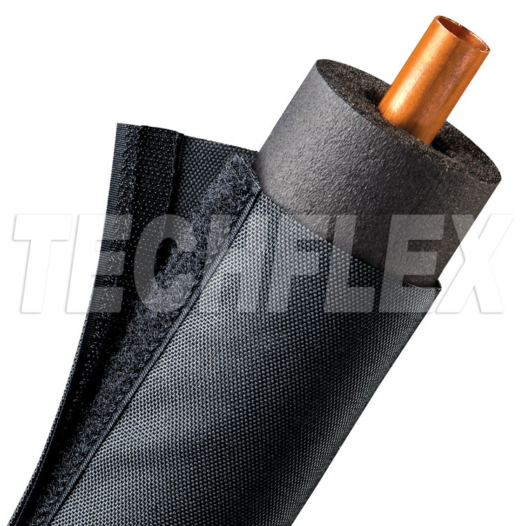 Techflex Germany GmbH - DURA HVAC FOAM PROTECTIVE WRAP - Schutzschlauch mit  Klettverschluss für HLK Schaumstoffisolierung