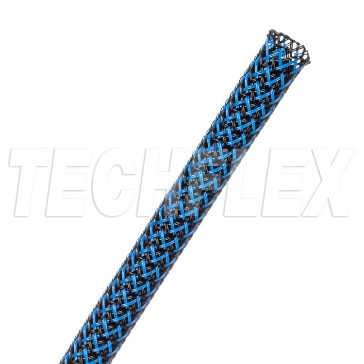 Black neon blue