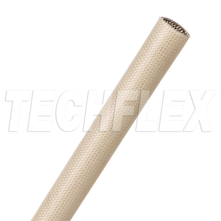 Techflex Germany GmbH - SILICONE FLEX GLASS® - GRADE A -  Silikonbeschichteter Glasfaser-Geflechtschlauch Grade A bis 7000V