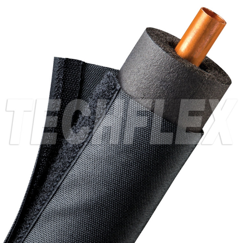 Protective Sleeving with Velcro Fastener for HVAC Foam Insulation